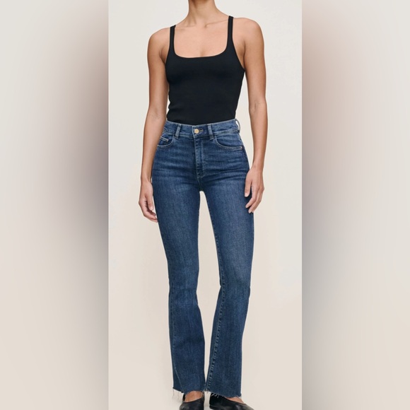 DL1961 Denim - DL1961 Bridget High Rise Instasculpt Boot Cut Jeans in Seacliff Size 25